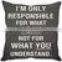 Indian Pillow Case Digital print Multicolor message Cushion Cover