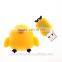 Lovely promotion gift pvc material cartoon chicken shaped 8GB, 16GB usb flash memory pen drive                        
                                                                                Supplier's Choice