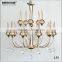 Abstract 15 Light Modern LED Crystal Chandelier with Remote Control MD18828 L15