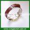 New Brand Trend Design Cheap Price Low Moq Fashion Pu Leather Quartz Watch                        
                                                Quality Choice