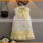 2016 new girls summer dress design trade hand embroidered lace dress one generation