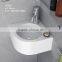 YJ7891 Ceramic Bathroom Basin Round Ceramic Wall-hung Basin
