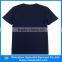 customized balck blue men sexy fitting V-Neck t-shirt