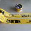 traffic barrier tape, caution tape, warning tape