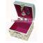 New Design Small Oval Shaped Jewellery Dancing Cube Music Box