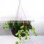 Home decoration artificial hangging basket plant