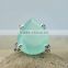 Aqua chalcedony faceted Gemstone Ring