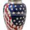 Brass American Flag Cremation Urns