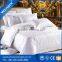 Hotel supplies luxury 100% cotton queen size embroidery white stripe bed cover for sale