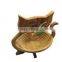 Hot sale bamboo folding fruit basket with handle