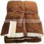 2ply super soft thick fleece and sherpa composite blanket