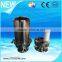 Multi cartridge filter housing for liquid