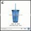 hot selling wholesale plastic city cup beer mug plastic plastic drinking mug with straw