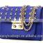 Fashion Lady Bag Chain Diamond Lattice Messenger Bag Women