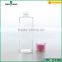 120ml clear lotion cosmetic glass bottle with screw cap