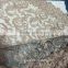 Grey color guipure lace fabric/african cord lace/chemical lace embroidery fabric
