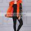 Pink real pink fox fur parka,remove ladies pink fur for wholesale,fur hood down oversized fur trim pink parka