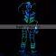 dmx tron dance costume, synchronous led tron costume