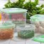 4pcs square high transparent food storage container