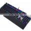 2016 factory provide wired RGB mechanical keyboard,16 million colors, custom edit