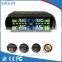 Solar Tire-pressure monitoring system with 4 external tire pressure sensor