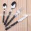 Hot sall!!18/10 stainless steel plastic handle flatware
