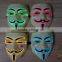 EL WIRE V for Vendetta Mask Party Mask / V for Vendetta mask