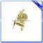 Wholesale Customized Brass Gold Stamping Cufflink