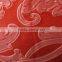 supplier 3D floral embossed 100% polyester velvet fabric for dress