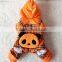 Halloween orange panda cotton padded jacket cat dog pet wear pet apparel