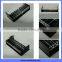 China gold manufacturer professional acrylic black makeup display stand