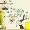 Custom DIY removable cartoon children tree wall sticker animal nursery vinyl wall decals                        
                                                Quality Choice