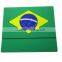 Soft touch custom national flag rubber label for garment