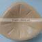 soft natural sexy concave back hot selling lightweight triangle breasts forms for mastectomy women sports and swimming