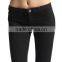Candy Colored Stretch COZY SKINNY PANTS Knit Jeggings Zipper Leggings L1076
