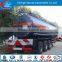 China direct factory chemical tank truck China brand 3axles oil tanker carrier