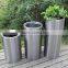 Stainless Steel outdoor planters