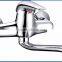 Classic single whole zinc handle brass body kitchen faucet wall mounted chrome plating kitchen mixer