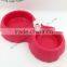 Pet Supplier Double Side Drinking Food Feeder Pet Bowl