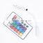 factory price high quality mini rf 24 key rgb controller