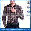 2016 hot sale fashion yarn dyed men wholesale plaid flannel shirt