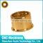 Short run precision OEM cnc turning Brass Shoulder Bushing