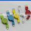 Most Popular Colored Retractable Micro Usb Cable Data Line