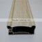 6005 Wood Grain-coated Aluminum Window Extrusion Profiles