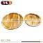 Wooden serving tray for resturant Round bread Wooden tray