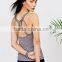 Nice design fitness ladies padded yoga tank tops dry fit sports wear