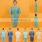 Spunlace nonwoven yellow impervious disposable isolation gowns