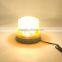 High Power LED Car Vehicle Amber Single Flash Warning Light with Magnetic Mount Beacon Strobe Emergency Alarm Lamp