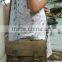 Real Leather Vintage Style Satchel Bag/pure Leather Office Bag