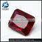 High quality rectangle cut 7*9mm ruby corundum synthetic loose gemstones corundum